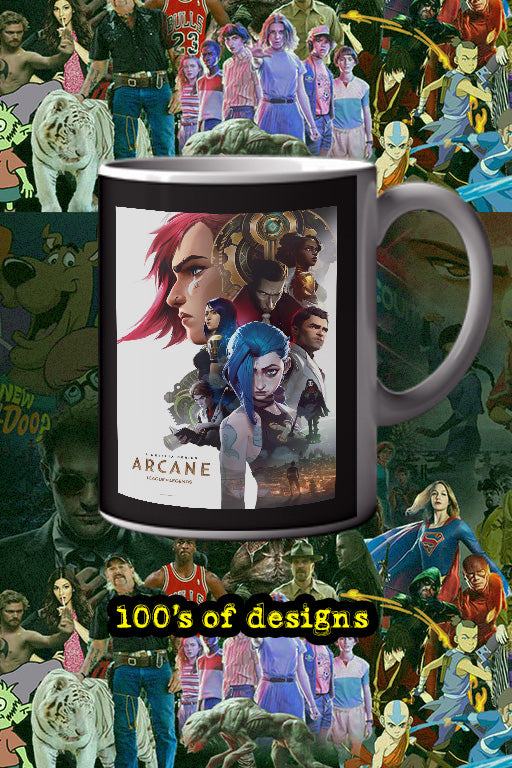 Arcane 11oz Mug featuring Jayce | Vi | Caitlyn - TV Show Arcane Design