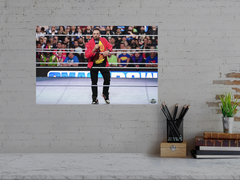 Wrestlemania 40 LA Knight YEAH Image Poster | Wrestlemania 40 Decor | LA Knight YEAH WrestleMania 40 | Premium Gloss Poster