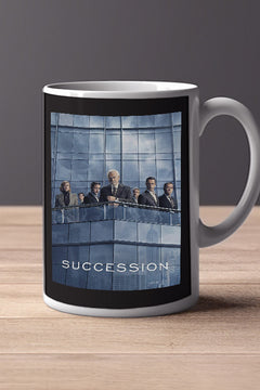 Succession 11oz Mug | TV Show Succession Design | Lead Actor's Name Mug