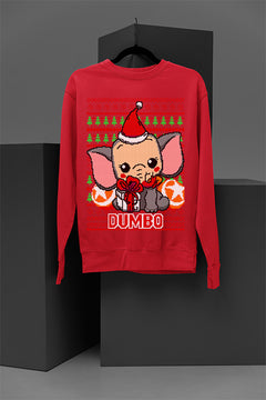 UGLY Dumbo Christmas Sweater | Vintage Dumbo Inspired | Retro Ugly Christmas Sweatshirt |