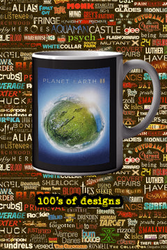 Planet Earth II 11oz Mug | TV Show Poster Design | David Attenborough