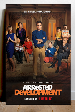 Arrested Development Jason Bateman Poster | Unique TV Show Design | Gloss Finish