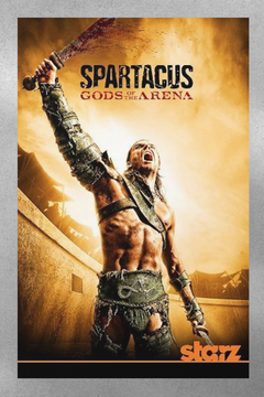 Spartacus Liam McIntyre Poster Print | TV Show Memorabilia | Gladiators Art Print | Roman Empire Decor