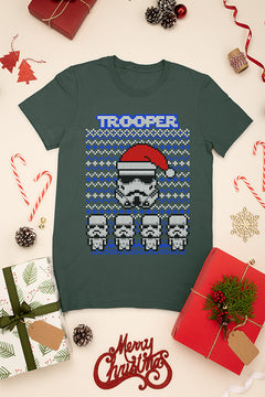 UGLY Galactic Festivities | Star Wars Storm Trooper in a Santa Hat | Christmas Ugly Designs