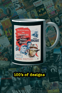 The Treasure of the Sierra Madre 11oz Mug | Film Memorabilia | Humphrey Bogart Tribute Mug