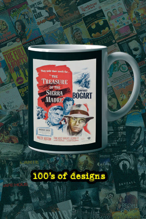 The Treasure of the Sierra Madre 11oz Mug | Film Memorabilia | Humphrey Bogart Tribute Mug