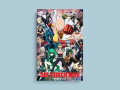 One Punch Man Canvas Print | Saitama Design | Anime Wall Art Decor | Unique Gift | Gift for Anime Lovers | One Punch Man Merchandise