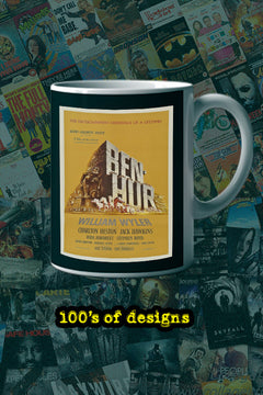 Ben-Hur 11oz Mug Charlton Heston Vintage Film Memorabilia | Ben-Hur Design Collectible Cup for Movie Fans on Shopify and Etsy