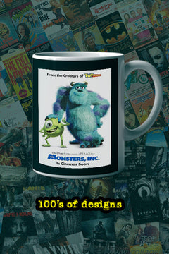 Monsters, Inc 11oz Mug featuring lead actor's name | Film Memorabilia Monsters, Inc Design | Movie Collectible Mug