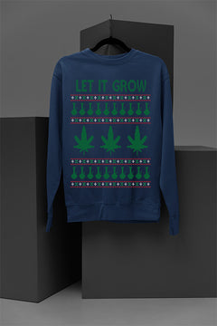 UGLY Herbal Leaf Let it Grow | Christmas Festivity | 70s Retro Inspired | Holiday Cheer