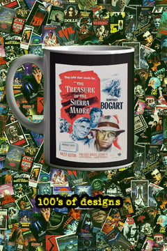 The Treasure of the Sierra Madre 11oz Mug | Film Memorabilia | Humphrey Bogart Tribute Mug