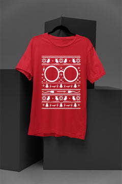 UGLY Festive Harry Potter Christmas T-shirt | Wizarding World Holiday Tee | Magical Xmas Apparel