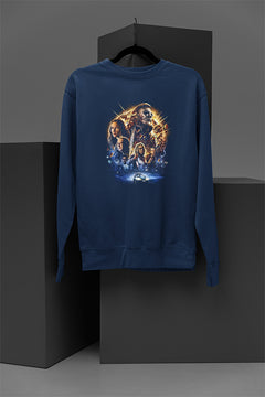 Horror Halloween Ends Cozy Pullover Sweatshirt | Warm Horror Film Halloween Sweatshirt