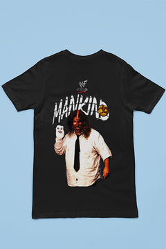 MANKIND WWE Retro Legend T-Shirt | Attitude Era Official Merch | Mick Foley Wrestling Apparel