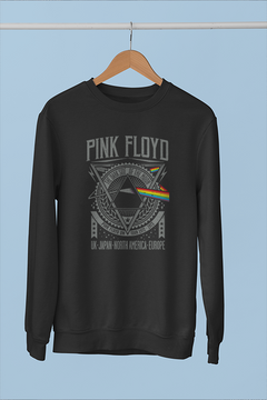 Pink Floyd The Dark Of The Moon Tour Poster | Vintage Band Sweatshirt Featuring Iconic Tour Design | Rock Fashion Inspired by Pink Floyd's Peak Era