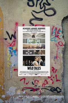 Wild Tales Gloss Poster | Ricardo Darín Film Design | Film Buff Gift Idea