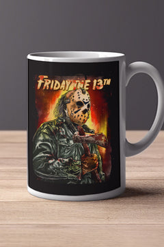 Halloween Friday the 13th 11oz Mug | Horror Film Poster Design