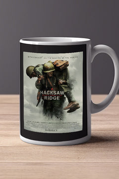 Hacksaw Ridge 11oz Mug Poster Design | Film Memorabilia | Andrew Garfield