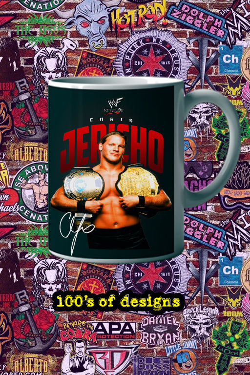 CHRIS JERICHO 11oz Mug featuring Pro Wrestling | WWE Legend CHRIS JERICHO Design