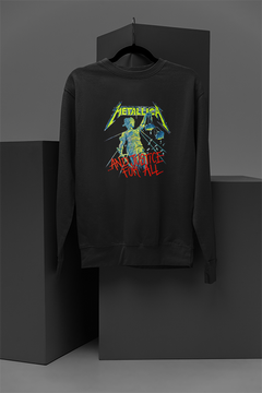 Metallica And Justice For All | Vintage Band Sweatshirt | 90s Metallica Merch | Iconic Metallica Design | Retro Metallica Apparel | Rock Band Fan Gear | Metallica And Justice For All Inspired | Grunge Metallica Clothing | Thr