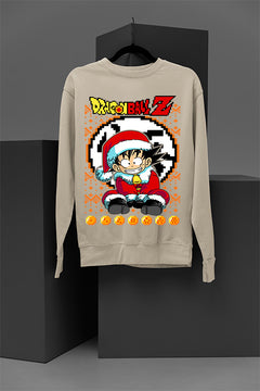 UGLY Dragon Ball Z Goku Christmas Chaos Sweatshirt | Ugly Christmas Sweater | Anime Xmas