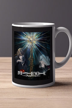 Death Note 11oz Mug featuring the Poster Design | Anime Merch | Light Yagami Mug