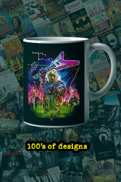 Horror Neon Style Michael Myers 11oz Mug | Scary Movie Fan Gift
