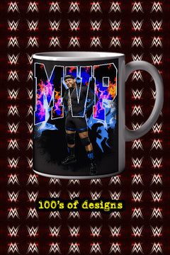 mvp 11oz Mug | Pro Wrestling Superstar Image Design | Collectible MVP Memorabilia