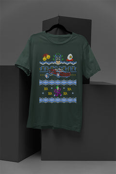 UGLY "Gotham Holiday Mashup" Batman | The Joker | Bat Mobile Christmas Tee