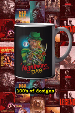 Horror | A Nightmare on Dab Street | 11oz Mug – Freddie Kruger Mashup - Custom Design
