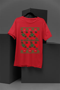 UGLY Star Wars No Disintegrations Christmas T-Shirt | Mandalorian Vibes | Galactic Festivities