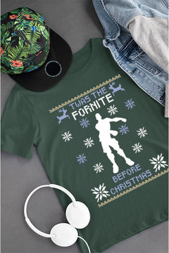 KIDS UGLY "Twas The Fortnite Before Christmas Dance Pose" | Kids T-Shirt