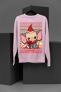 UGLY Dumbo Christmas Sweater | Vintage Dumbo Inspired | Retro Ugly Christmas Sweatshirt |