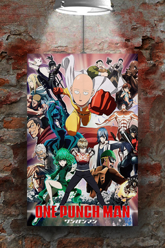 One Punch Man Saitama Gloss Poster | Anime Wall Art Decor | Premium Quality Print | Unique One Punch Man Design