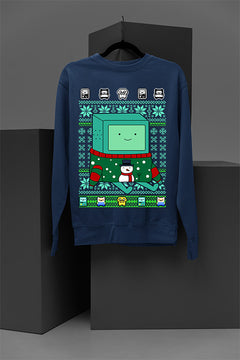 UGLY Beemo Christmas Sweatshirt | Retro Coolness | Iconic Cartoon Character | Nostal