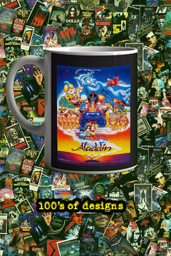 Aladdin 11oz Mug Poster Design | Film Memorabilia - Aladdin, Lead Actor's Name