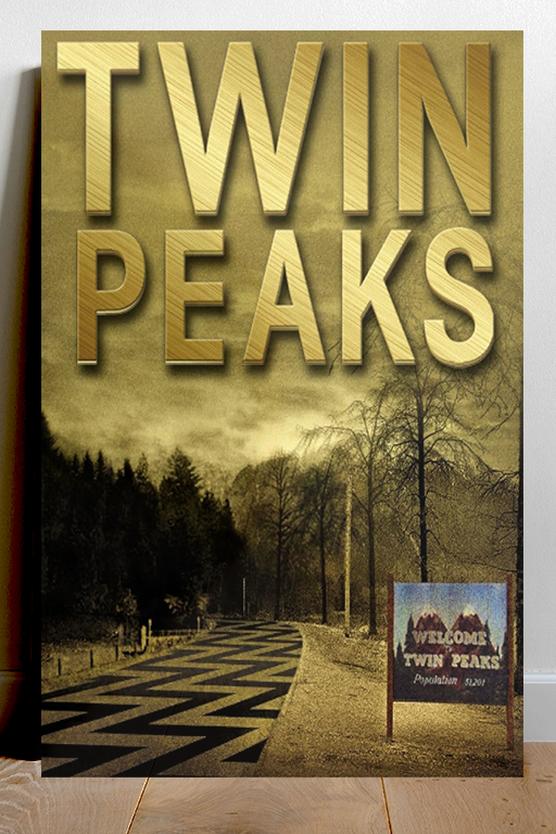 Twin Peaks Kyle MacLachlan TV Show Poster | David Lynch Inspired Wall Art Print