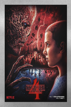 Stranger Things Season 4 Eleven Posters | Millie Bobby Brown Design | TV Show Poster Art