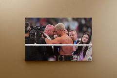 Wrestlemania 40 Canvas Print | Triple H and Cody Rhodes A New Era Begins Design | WWE Wrestlemania 40 Art | Wrestling Poster | Wrestling Event Decor