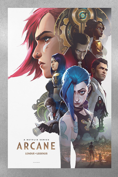 Arcane | Caitlyn Kiramman Gloss Poster for Fans of the TV Show - Premium Design