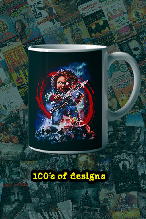 Halloween Chucky 11oz Mug | Horror Film Fan Gift | Creepy Doll Design