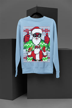 "Merc with a Holiday Mouth" Deadpool Christmas Sweatshirt | Marvel Ugly Design | Comic Book