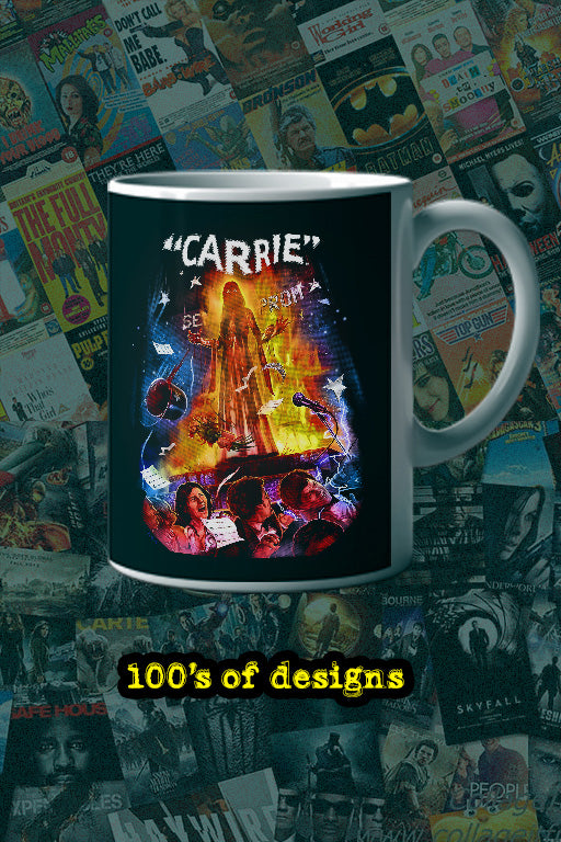 Halloween Carrie 11oz Mug | Horror Film Poster Design | Scary Movie Lover Gift | Classic Film Fan Collectible