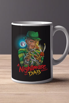 Horror | A Nightmare on Dab Street | 11oz Mug – Freddie Kruger Mashup - Custom Design