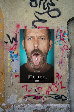 House M.D. Gregory House Premium Gloss Poster | TV Show | Hugh Laurie | House M.D. Design | Medical Drama | Dr. House Wall Art