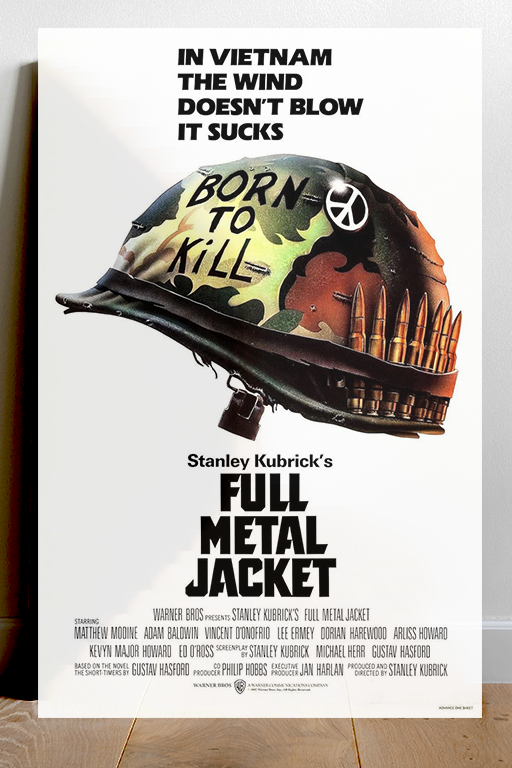 Full Metal Jacket R. Lee Ermey Poster | Film Memorabilia | Movie Art Print | Collectible Wall Decor