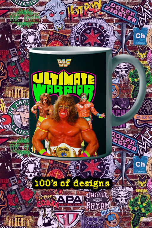 ULTIMATE WARRIOR 11oz Mug | Pro Wrestling | Collector's Item | Retro Design