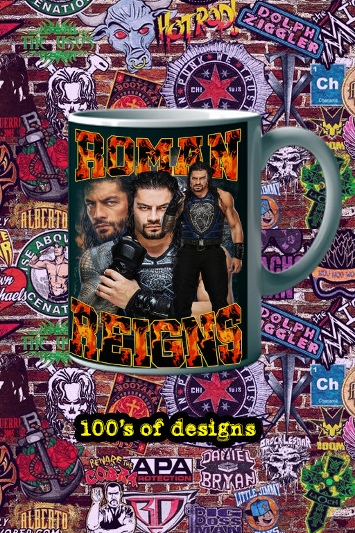 Roman Reigns 11oz Mug | Pro Wrestling | WWE | Wrestling Fan Gift | Coffee Cup | Gift for Him | Wrestling Merchandise