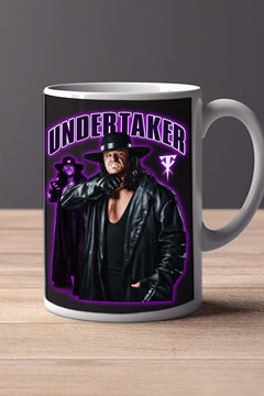 UNDERTAKER 11oz Mug Pro Wrestling Fan | Vintage WWE Undertaker Design | Collectible Wrestling Memorabilia Mug