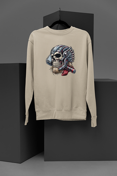 "Thunder Skull Sweatshirt | Marvel Inspired Ice Skull Sweatshirt | Thor Graphic Sweatshirt"